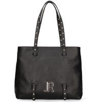 Minimalistische Ledertasche mit Nieten