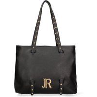 Minimalistische Ledertasche mit Nieten