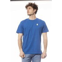 Klassisches Baumwoll-T-Shirt mit Logo-Stickerei