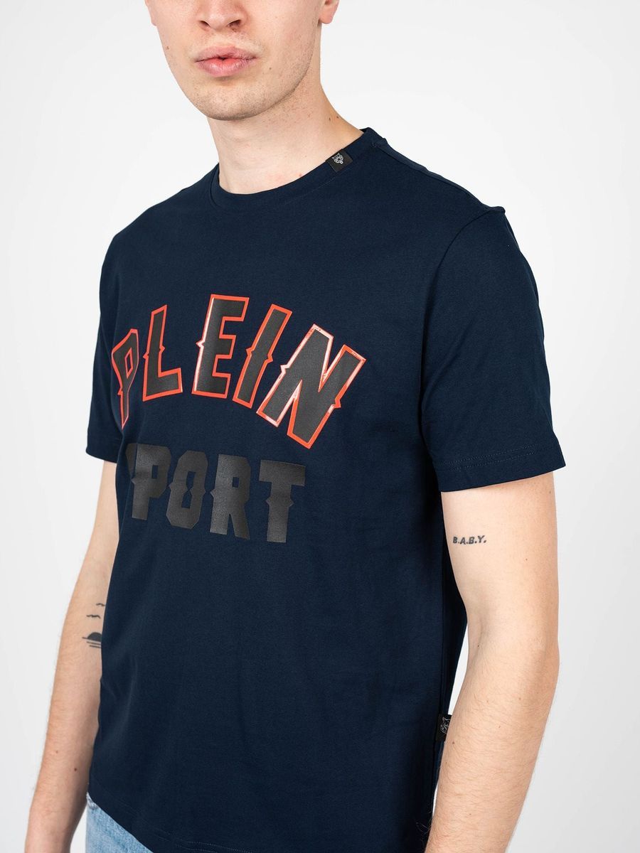 Sportliches T-Shirt mit Logo-Grafik