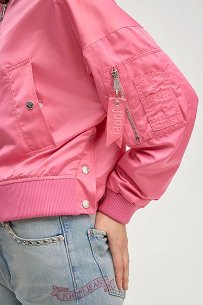 JOOP! Jeans Olcay Pink Bomberjacke Collegekragen Unisex