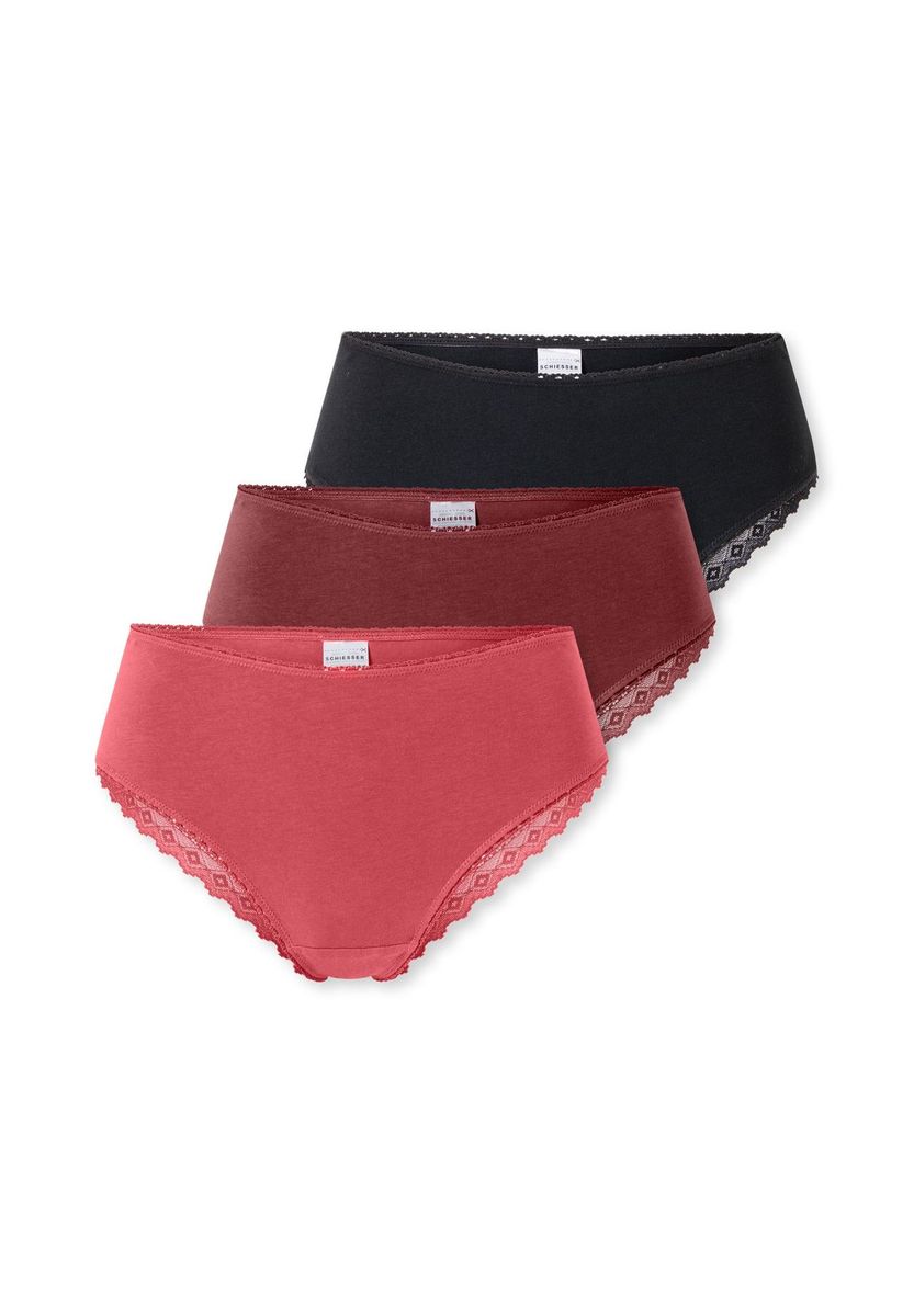 Moderne Brazilian Slips mit Spitze Multipack