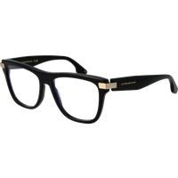 Schwarze Azetat-Vollrand-Brille im quadratischen Stil
