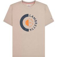 Retro Grafikdruck Baumwoll T-Shirt