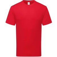Fruit of the Loom - "Pure" T-Shirt für Herren/Damen Unisex, Baumwolle (Rot)