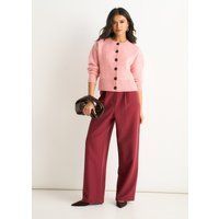 Cardigan mit lockerer Passform und Knopfleiste