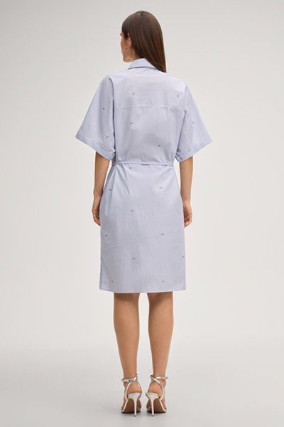 Joop! Hemdblusenkleid Davinia in Blau und Weiß gestreift