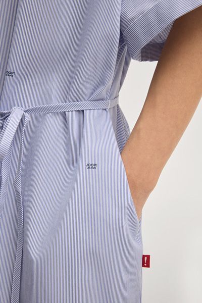 Joop! Hemdblusenkleid Davinia in Blau und Weiß gestreift