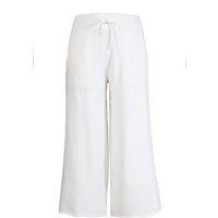 Weite, verkürzte Strickhose