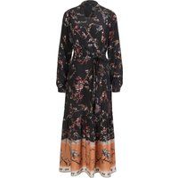 Wickel-Midikleid mit Kirschblütenmuster