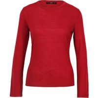 Schmaler Strickpullover mit Rundhalsausschnitt