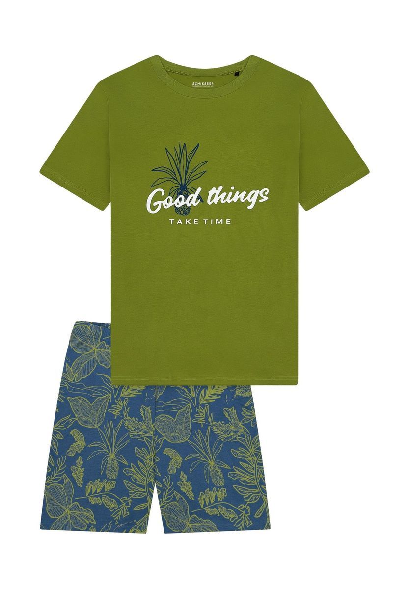 Entspannter Schlafanzug mit Print