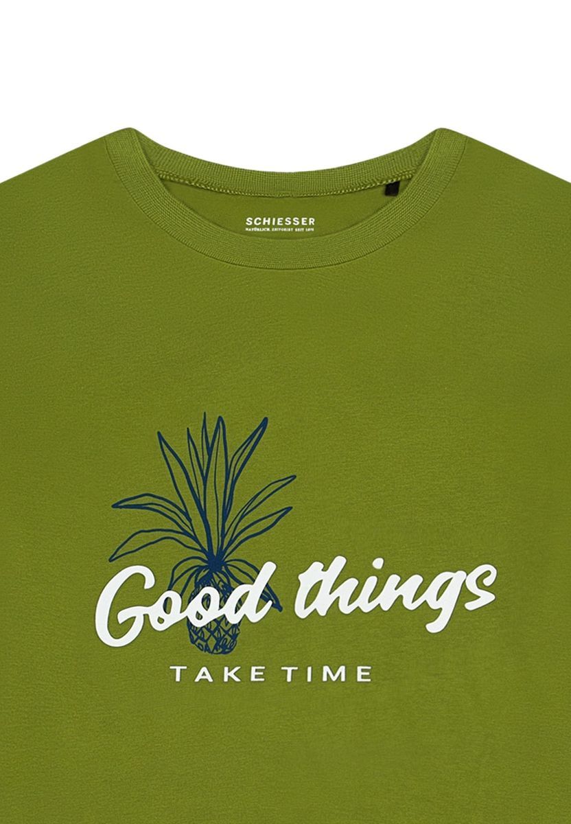 Entspannter Schlafanzug mit Print