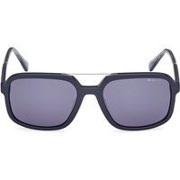 Quadratische Aviator-Sonnenbrille mit Metallsteg