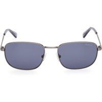 Herren Sonnenbrille mit quadratischem Metallrahmen