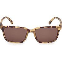 Quadratische Sonnenbrille mit Schildpattmuster