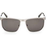 Rechteckige Sonnenbrille mit Metallrahmen
