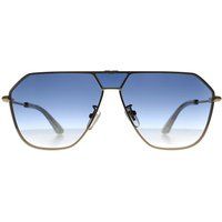 Aviator Sonnenbrille mit blauem Farbverlauf