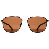 Herren Aviator Sonnenbrille Polarisiert Braune Gläser