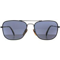 Herren Aviator Sonnenbrille Dunkel Ruthenium Grau