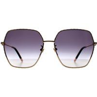 Übergroße Butterfly Sonnenbrille mit Farbverlaufsgläsern