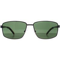 Rechteckige Sonnenbrille mit Metallrahmen