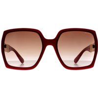 Rote übergroße Schmetterling Sonnenbrille