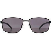 Rechteckige Sonnenbrille mit Metallrahmen