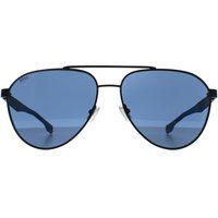 Aviator Sonnenbrille mit matt-schwarzem Rahmen