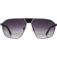 Pilotenbrille Gunmetal Rahmen Verlaufgläser