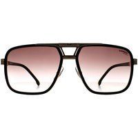 Carrera Aviator Herren Schwarz Gold Gold Spiegel auf Burgund Gradient Carrera 1071/S