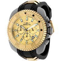 Goldfarbene Chronograph Herrenuhr