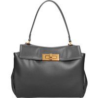 Elegante Lederhandtasche mit Henkel