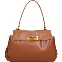 Elegante Lederhandtasche mit Henkel