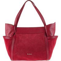 Wildleder-Schultertasche aus Leder