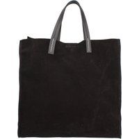 Schultertasche aus Metallic-Leder