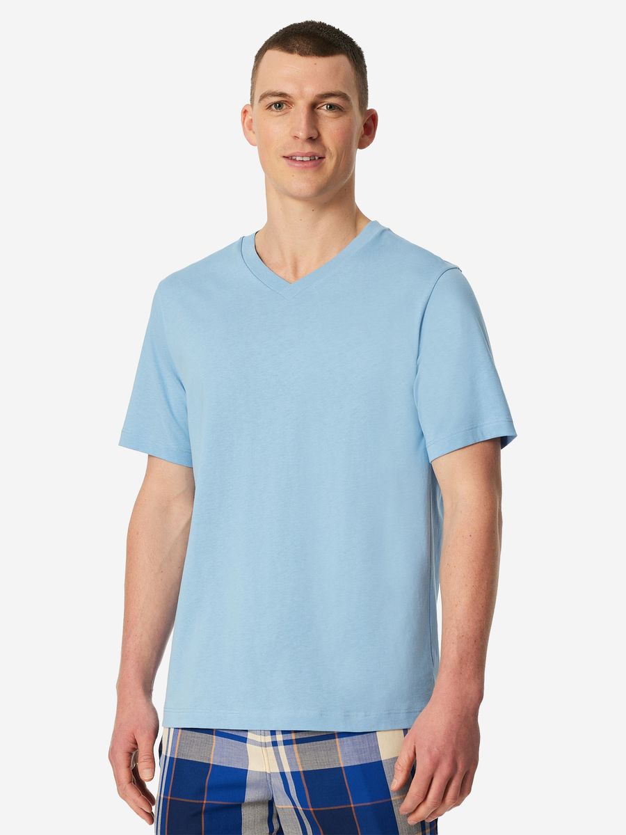 Klassisches T-Shirt mit Rundhalsausschnitt und Relaxed-Fit