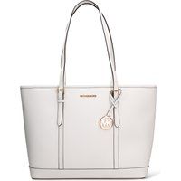 Elegante Tote Bag aus Leder mit Anhänger