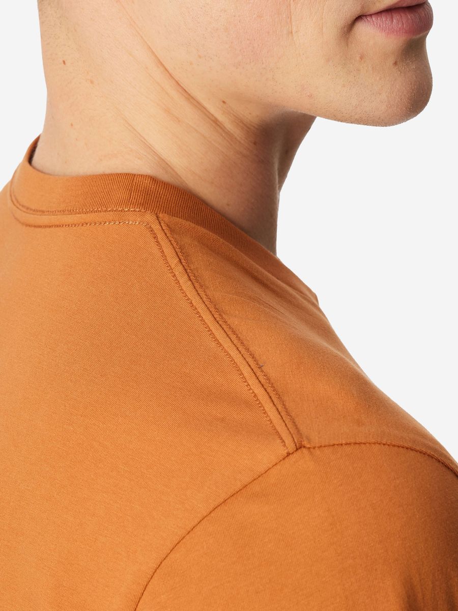Locker geschnittenes einfarbiges Baumwoll-T-Shirt