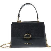 Strukturierte Ledertasche mit Griff