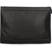 Herren Leder Reißverschluss Tasche Clutch