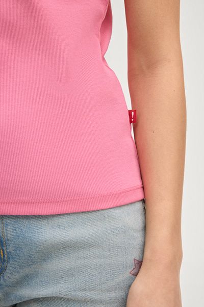 Joop Jeans Tineta Pink T-Shirt mit Strasslogo-Design