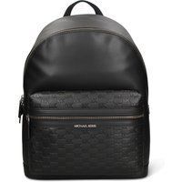 Lederrucksack mit geprägtem Logo