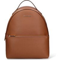 Leder-Rucksack in Dome-Form