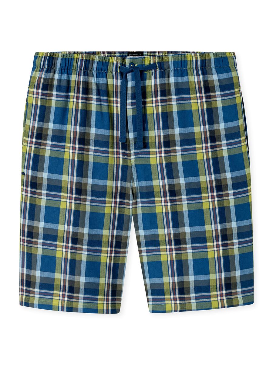 Karierte Web-Lounge-Shorts
