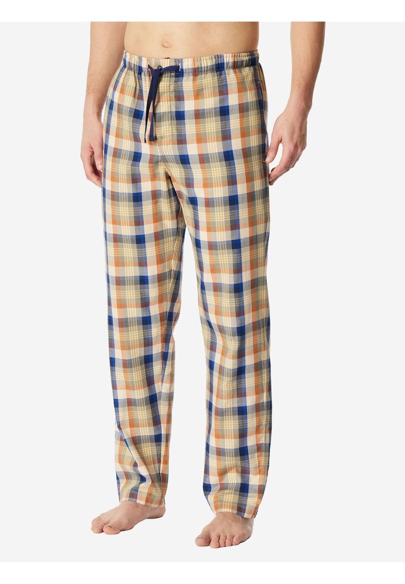 Locker sitzende karierte Loungehose