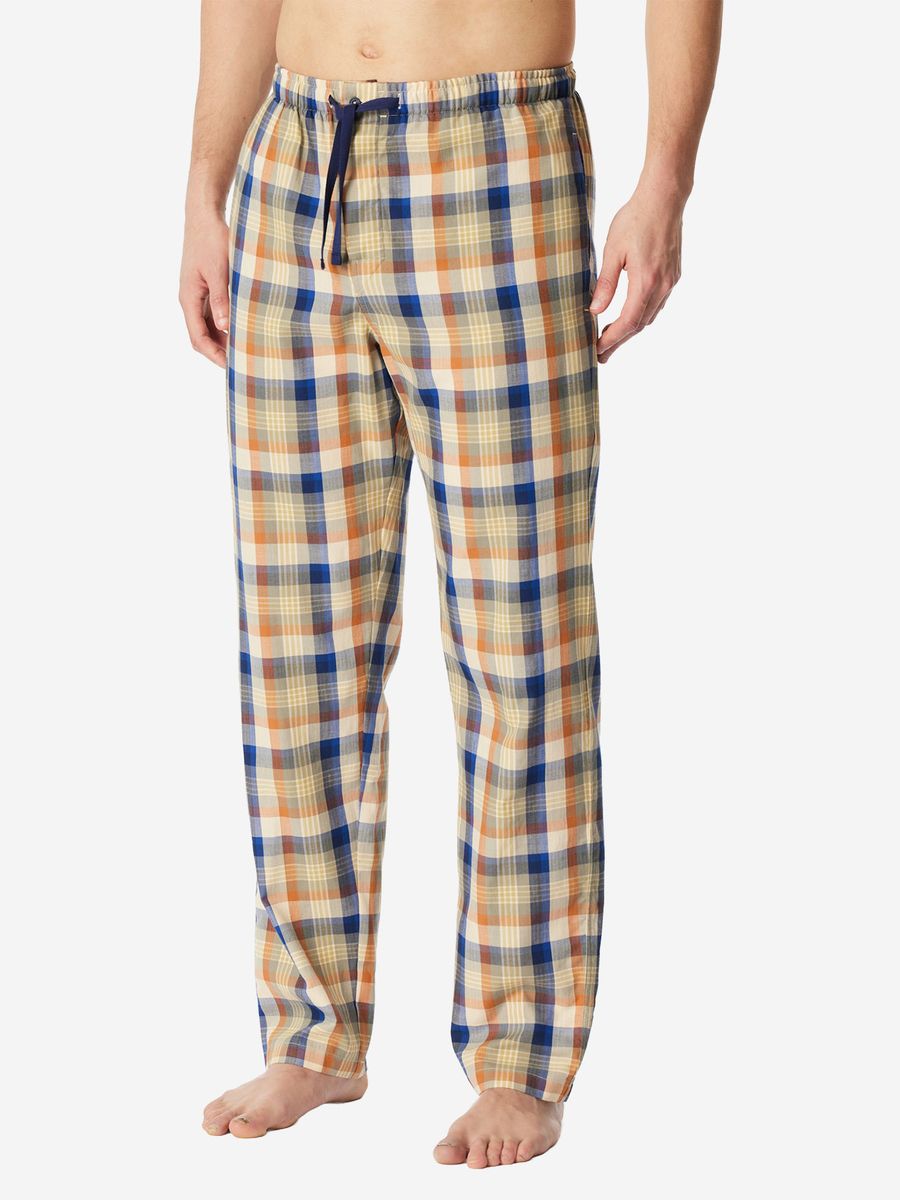 Locker sitzende karierte Loungehose