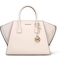 Strukturierte Ledertasche mit Anhänger