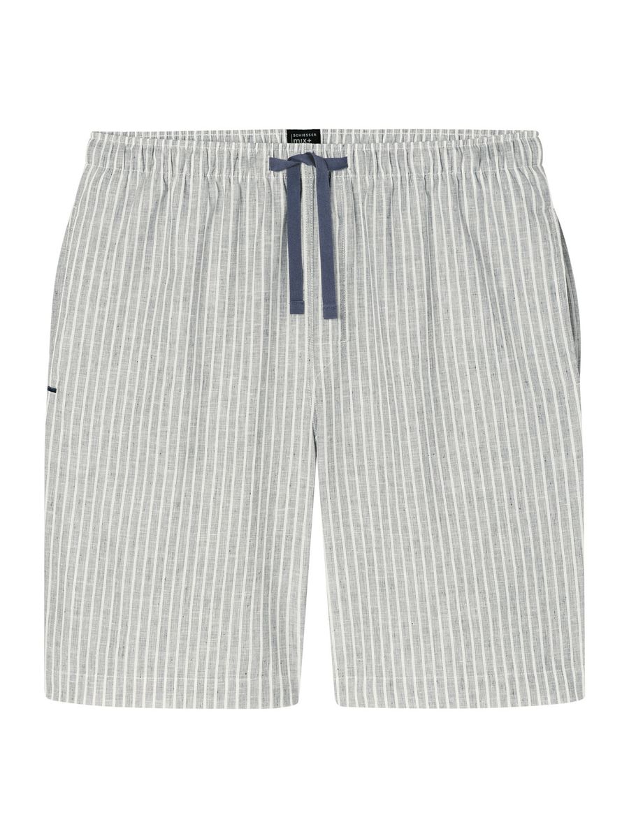 Gerautete Baumwoll-Loungeshorts Bermuda