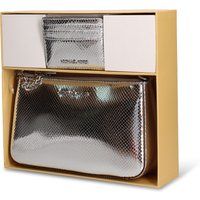 Metallic Kunstleder Clutch Set
